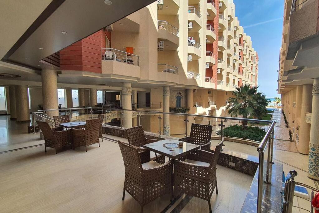 Casablanca Beach Direct Sea View Tow Bedroom Apartment 후르가다 외부 사진