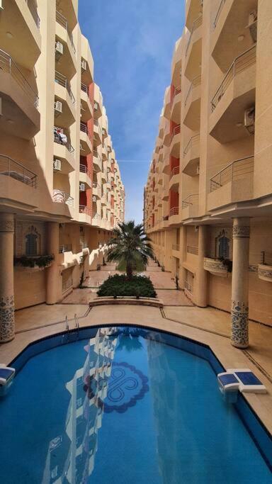 Casablanca Beach Direct Sea View Tow Bedroom Apartment 후르가다 외부 사진
