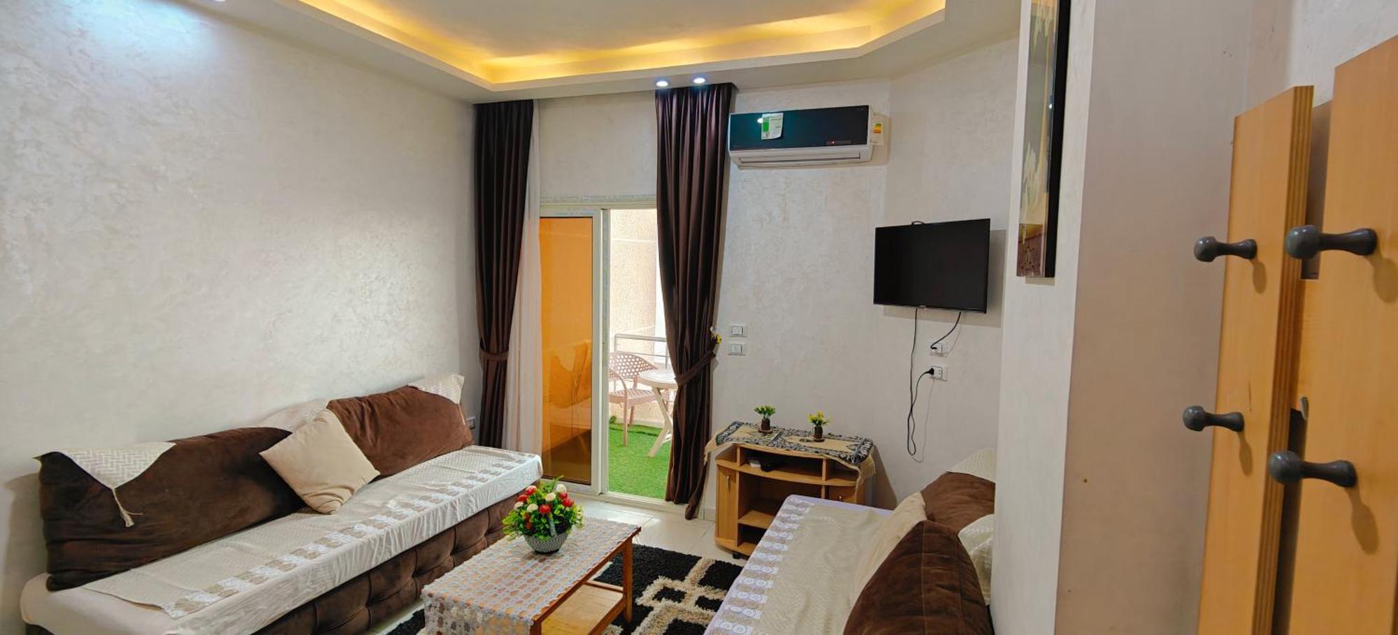 Casablanca Beach Direct Sea View Tow Bedroom Apartment 후르가다 외부 사진
