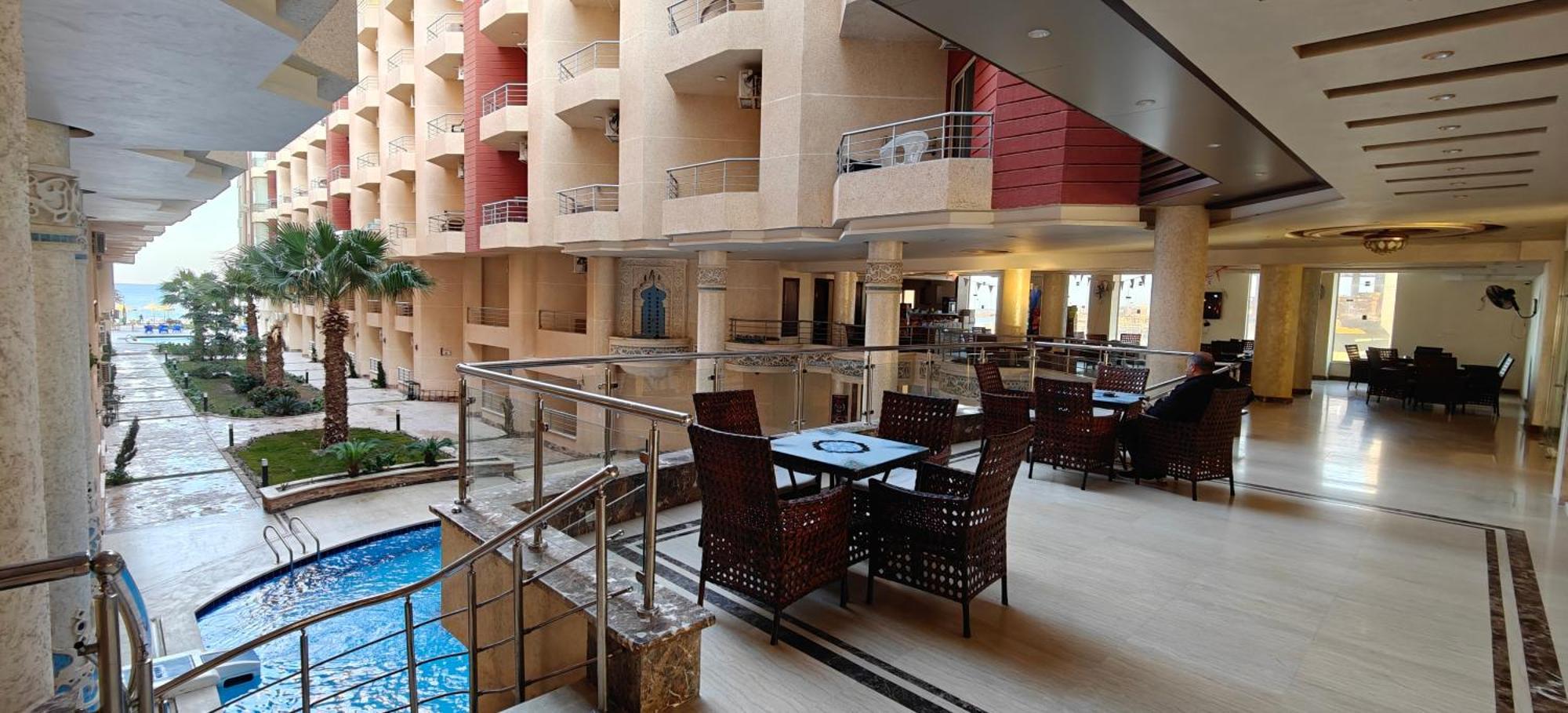 Casablanca Beach Direct Sea View Tow Bedroom Apartment 후르가다 객실 사진