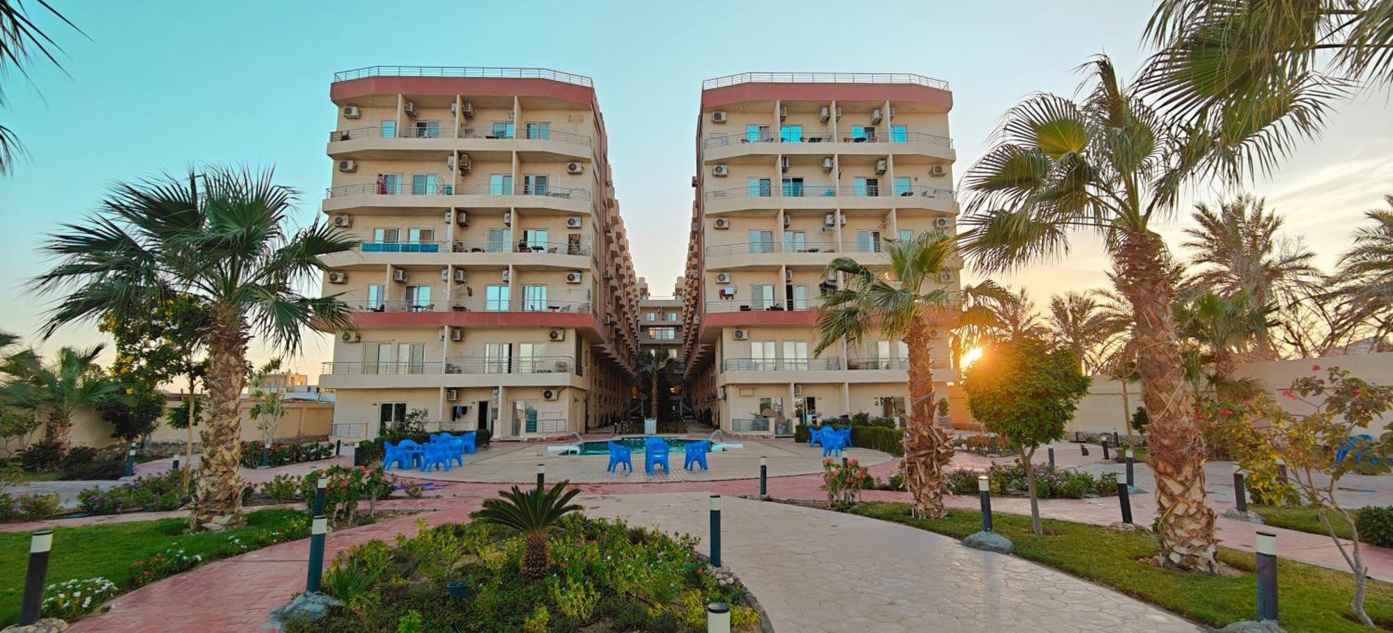 Casablanca Beach Direct Sea View Tow Bedroom Apartment 후르가다 객실 사진
